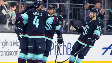 Kraken score 4 times in 1st in 7-1 victory over NHL-worst Sharks